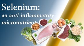 Old Mill Chiropractic shares information on the micronutrient, selenium, and the detrimental effects of its deficiency like inflammation.