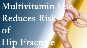 Old Mill Chiropractic presents new research that shows a reduction in hip fracture by those taking multivitamins.