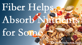 Old Mill Chiropractic shares research about benefit of fiber for nutrient absorption and osteoporosis prevention/bone mineral density improvement.