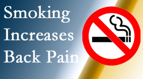 Old Mill Chiropractic explains that smoking heightens the pain experience especially spine pain and headache.