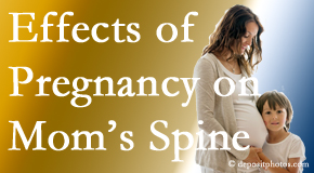 St Peters mothers are predisposed to develop spinal issues as they grow older.