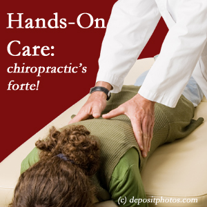 image of St Peters chiropractic hands-on treatment