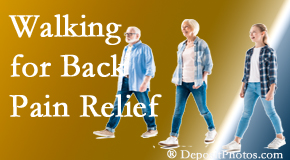 Old Mill Chiropractic often recommends walking for St Peters back pain sufferers.