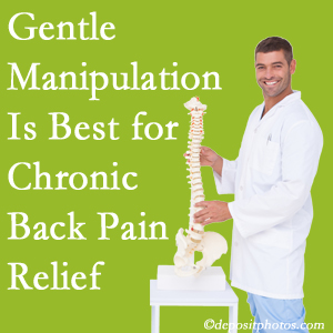 Gentle St Peters chiropractic treatment of chronic low back pain is superior. 