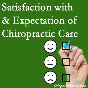 St Peters chiropractic care provides patient satisfaction and meets patient expectations of pain relief.