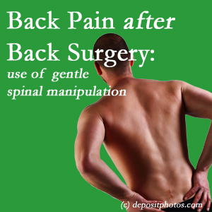 image of a St Peters spinal manipulation for back pain after back surgery